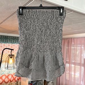 Madewell ruffled tube top